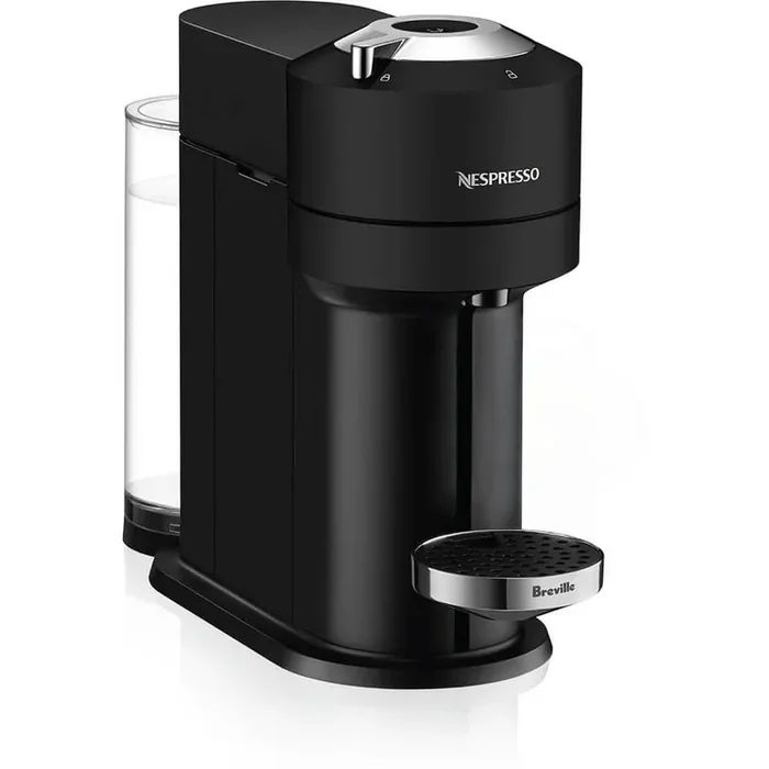 1 Cup Vertuo Next Deluxe Coffee and Espresso Machine in Matte Black Chrome by Breville