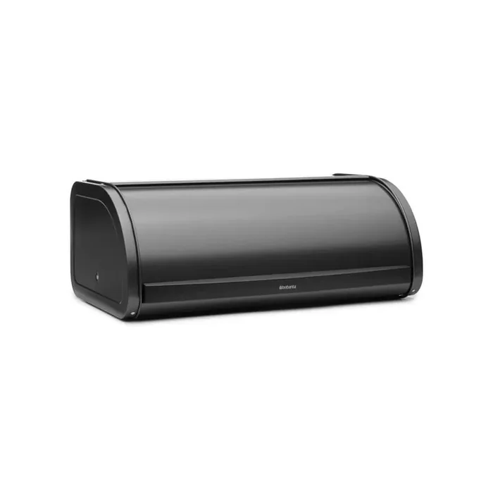1-Piece Roll Top Steel Bread Box, Confident Gray