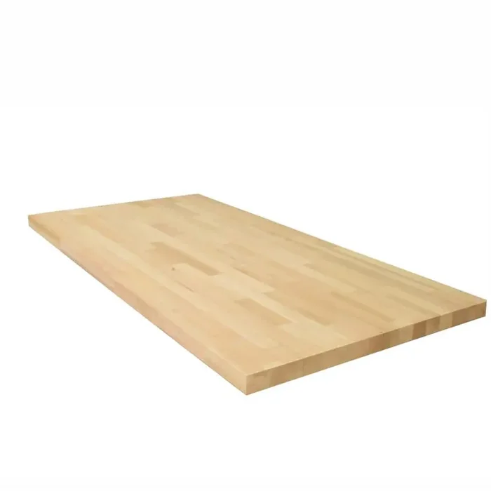10 ft. L x 25 in. D Unfinished Alder Solid Wood Butcher Block Countertop with Eased Edge
