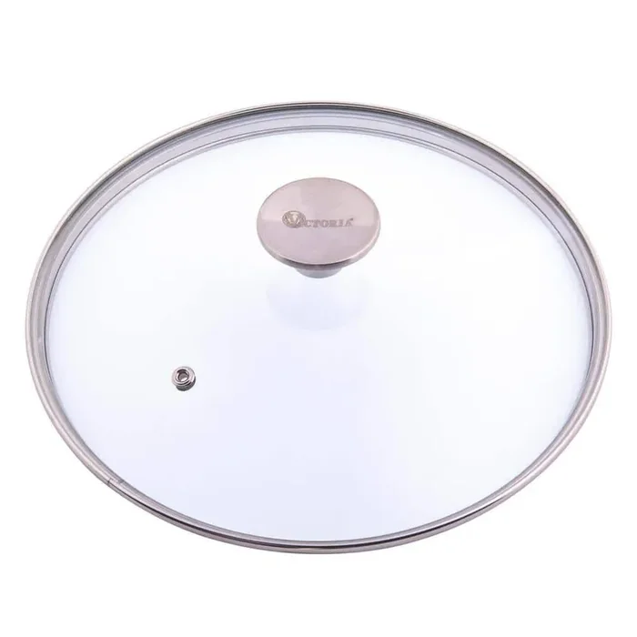 10 in. Glass Lid with Stainless Steel Knob for Skillet