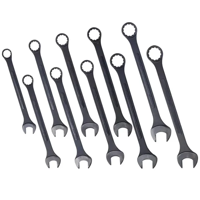 10-Piece 1-5/16 in. – 2 in. Oversized Combination Wrench Set with Pouch in Black