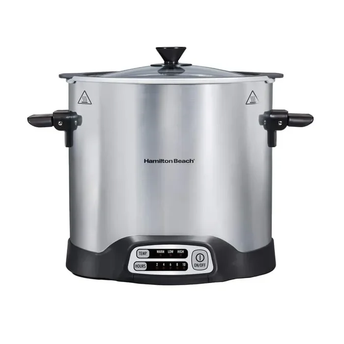 10 qt. Stainless Steel Sear and Cook Stockpot Slow Cooker