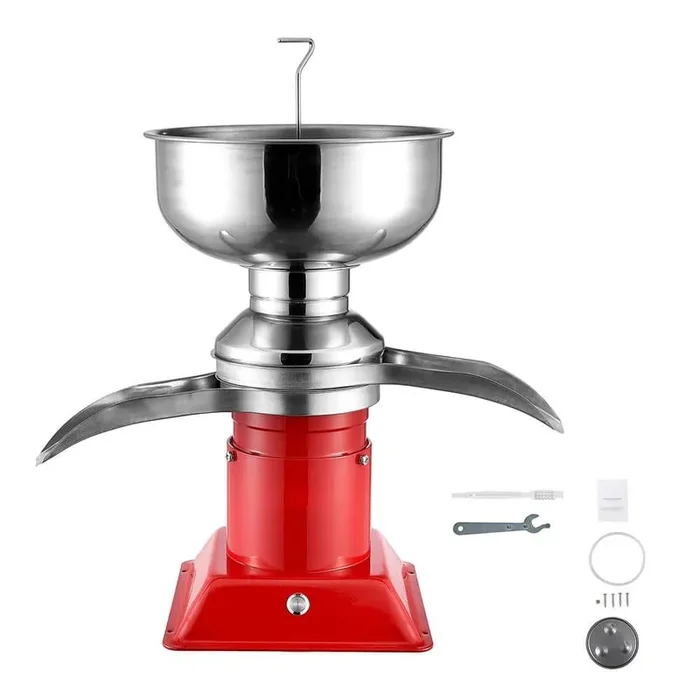 100 l/H Electric Milk Cream Separator 175 oz. Silver Milk Frother 304 Stainless Steel Cream Skimmer 10500RPM Goat & Cow