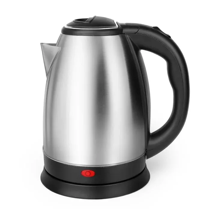 1000 W 1.7 L 8-Cup Electric Kettle Automatic Shut Off in Silver
