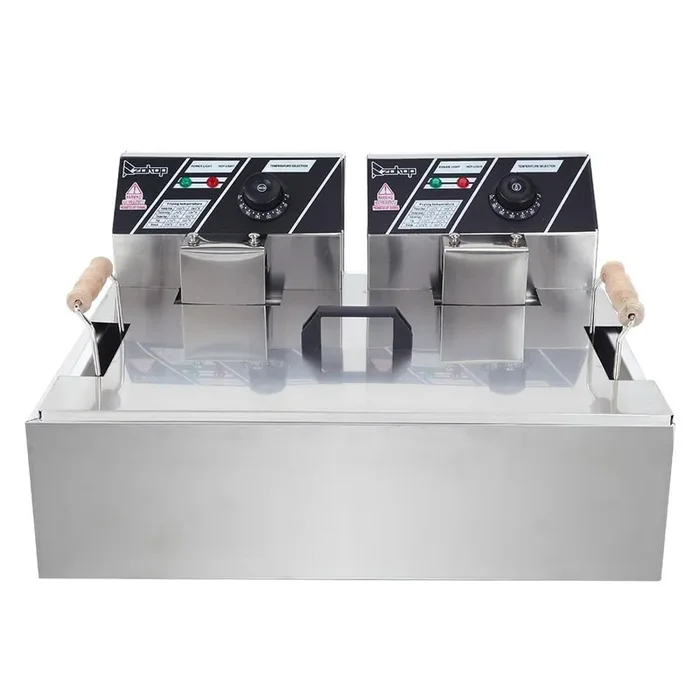 12.7 qt. Stainless Steel Large Electric Deep Fryer
