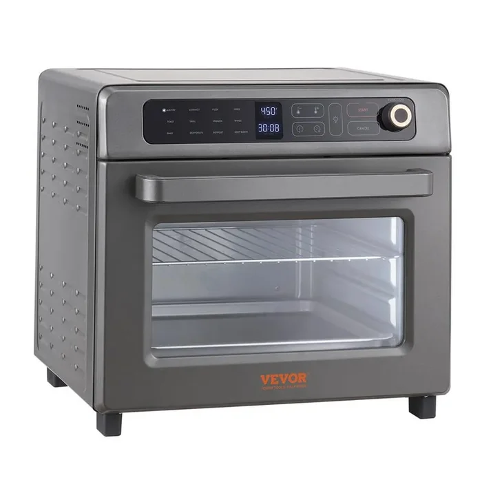 12-IN-1 Air Fryer Toaster Oven, 25L Convection Oven, 1700W Stainless Steel Toaster Ovens Countertop Combo
