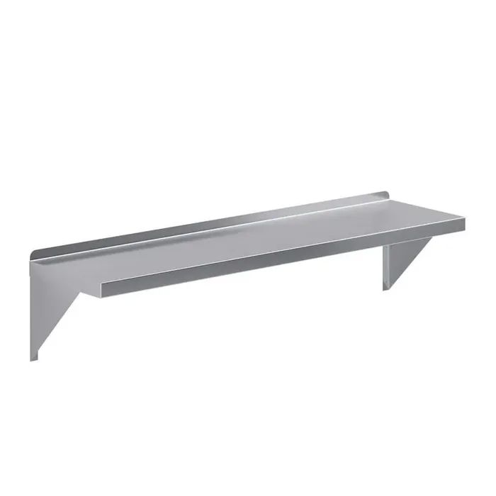 12 in. W x 48 in. D Stainless Steel Wall Shelf Square Edge Kitchen, Restaurant, Garage, Laundry Decorative Wall Shelf