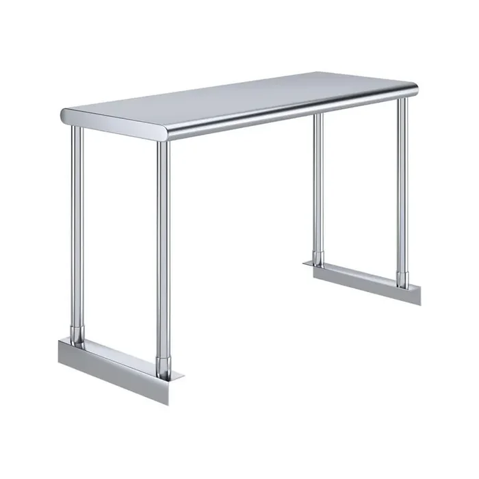 12 in. Wide x 30 in. Long x 18 in. High Stainless Steel Single Overshelf for 30 in. Long Kitchen Prep Table