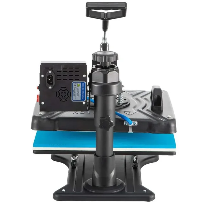12 in. x 15 in. Heat Press Machine ETL/FCC Listed 5 in 1 Combo Swing Away T-Shirt Sublimation Transfer Printer, Black