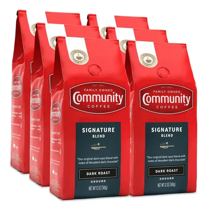 12 oz. Signature Blend Dark Roast Premium Ground Coffee (6-Pack)