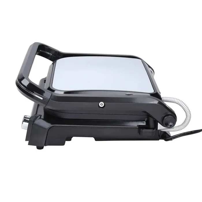 14.4 in. Commercial Electric Griddle 1800 W Countertop Grill, 0-230°C Stainless Steel Grill Sandwich Maker, Silver