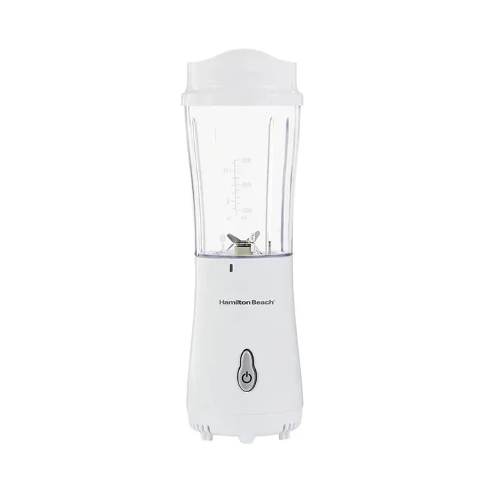 14 oz. White Single Speed Single Serve Blender with Plastic Jar