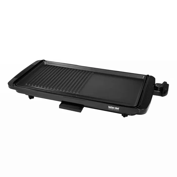 160 sq. in. Black 2-in-1 Family Size Electric Counter Top Grill/Griddle