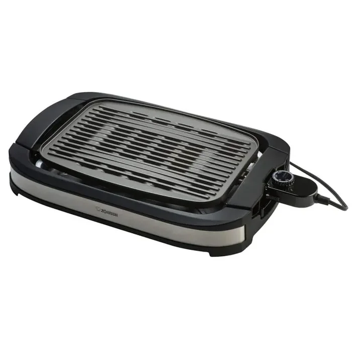 165 sq. in. Black Stainless Steel Indoor Grill with Removable Plates