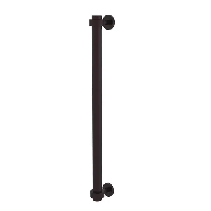 18 in. Center-to-Center Refrigerator Pull in Antique Bronze