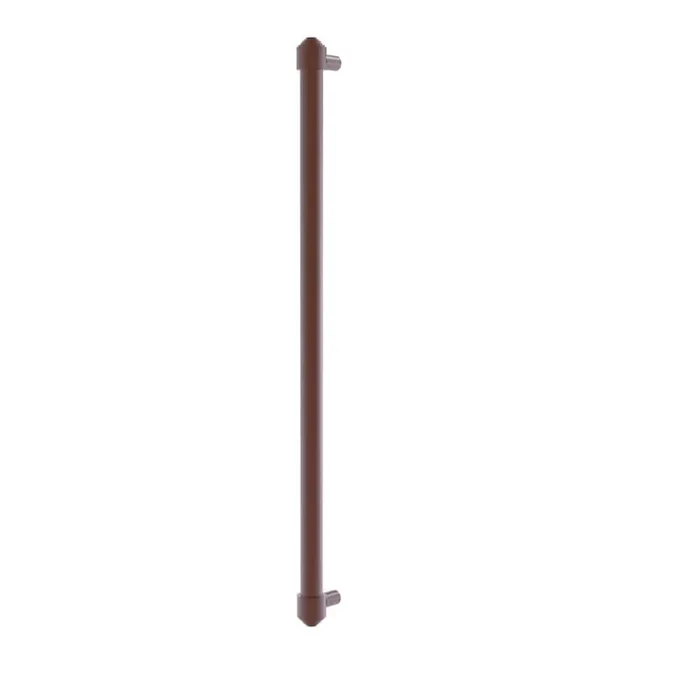 18 in. Center-to-Center Refrigerator Pull in Antique Copper