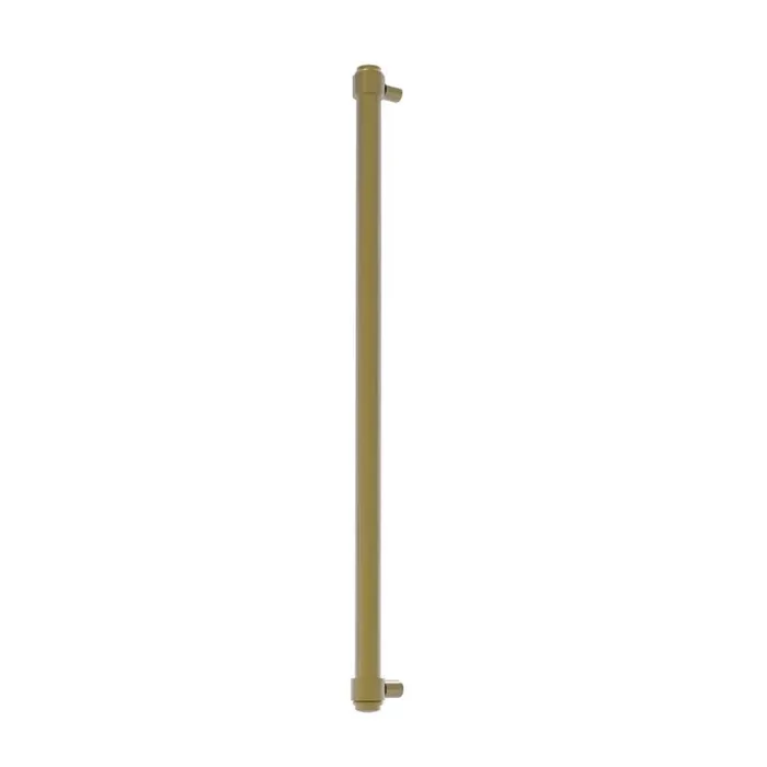 18 in. Center-to-Center Refrigerator Pull in Satin Brass