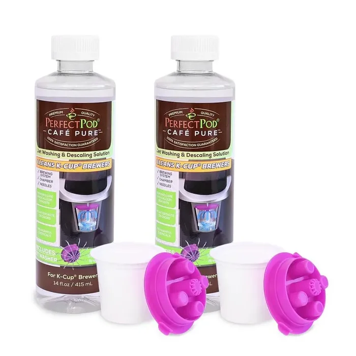 2-Pack Cafe Pure K-Brewer Cleaning Kit 14oz