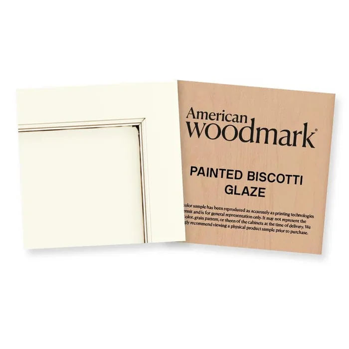 3-3/4-in. W x 3-3/4-in. D Finish Chip Cabinet Color Sample in Painted Biscotti Glaze