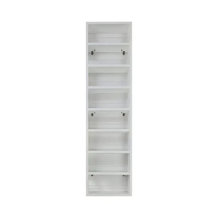 3.5 in. x 11 in. x 55 in. Malibu White Enamel Wood Spice Rack