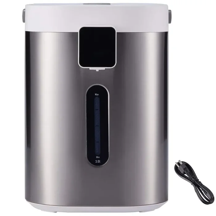 3 L Hot Water Dispenser, Adjustable 11 Temperatures Boiler, 304 Steel Countertop Heater, Child Lock, 13 cups, white