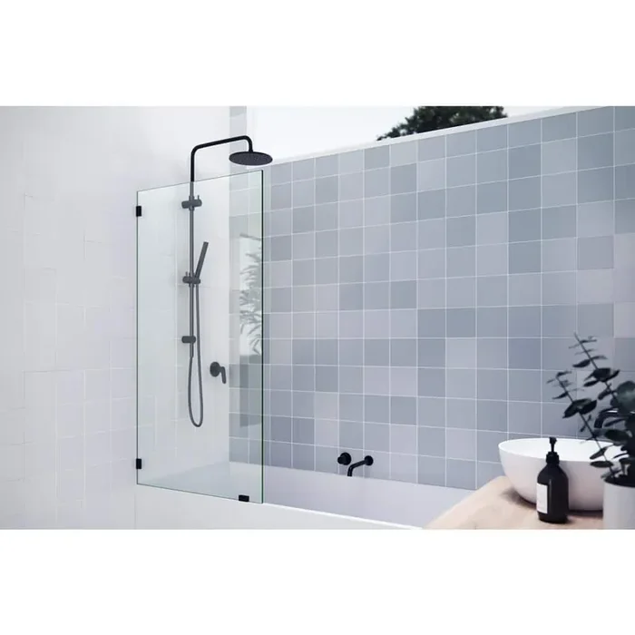 30 in. W x 58.25 in. H Fixed Frameless Shower Bath Panel