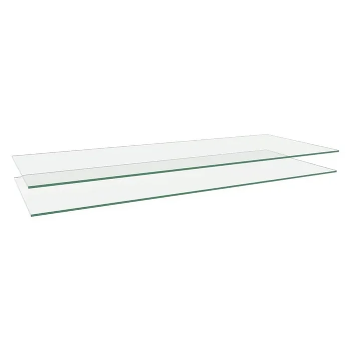 36 in. Glass Shelf (2-Pack) – Clear