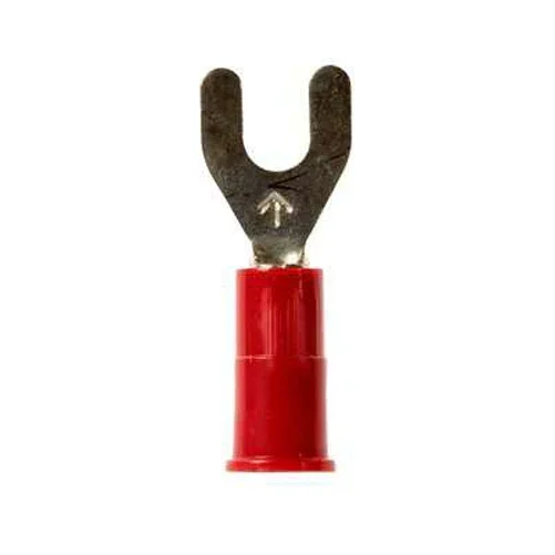 3M – 01530 Scotchlok Fork Vinyl Insulated Brazed Seam Mv14-8Fk 16-14 AWG Wider-Tongue Design For Use On Free-Standing Studs (7100164017)