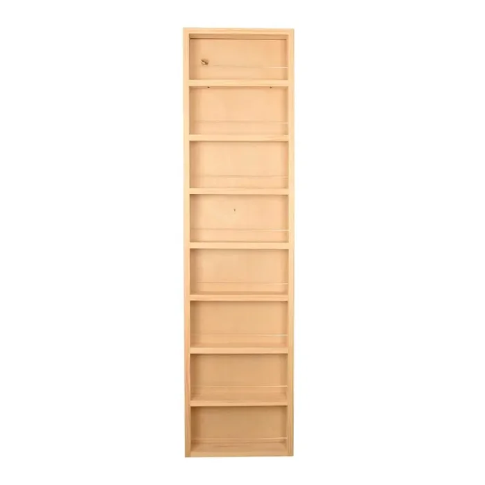 4.5 in. x 14 in. x 55 in. Cityscape Unfinished Wood Spice Rack
