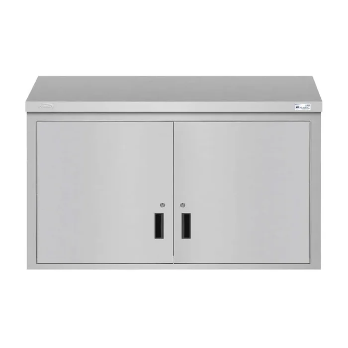 48 in. Stainless Steel Commercial Wall Outdoor Kitchen Cabinet with Hinged Doors, NSF