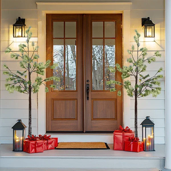 6 Foot Faux Pine Pre-Lit LED Christmas Tree – Decor Steals