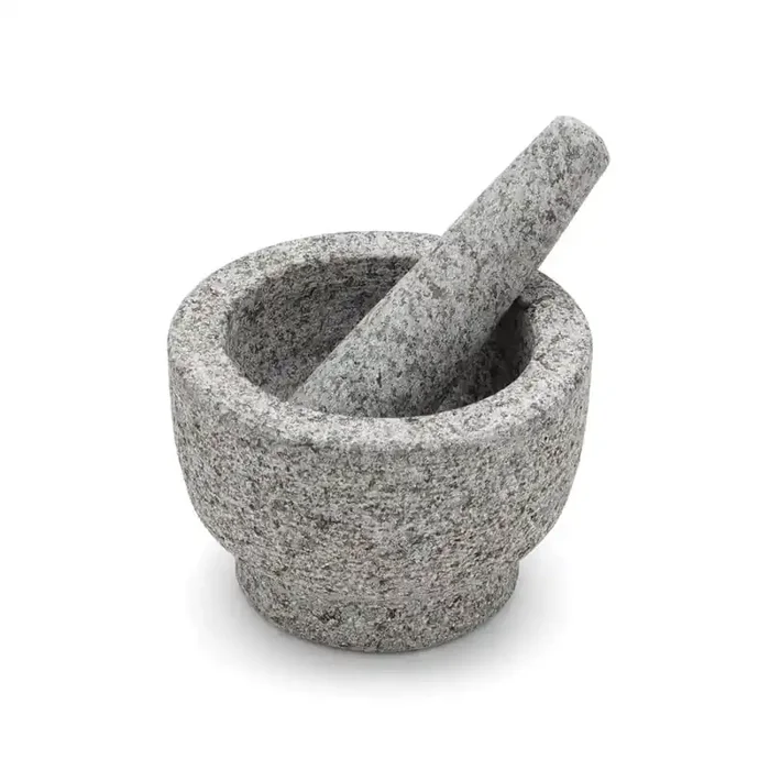 6 in. x 4.3 in. Granite Mortar and Pestle
