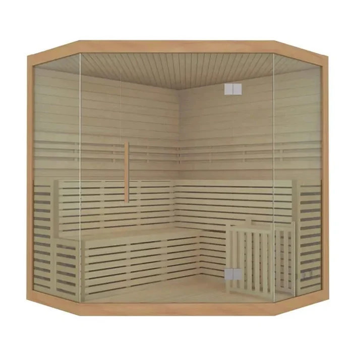 6-Person Canadian Hemlock Electric Heater Sauna