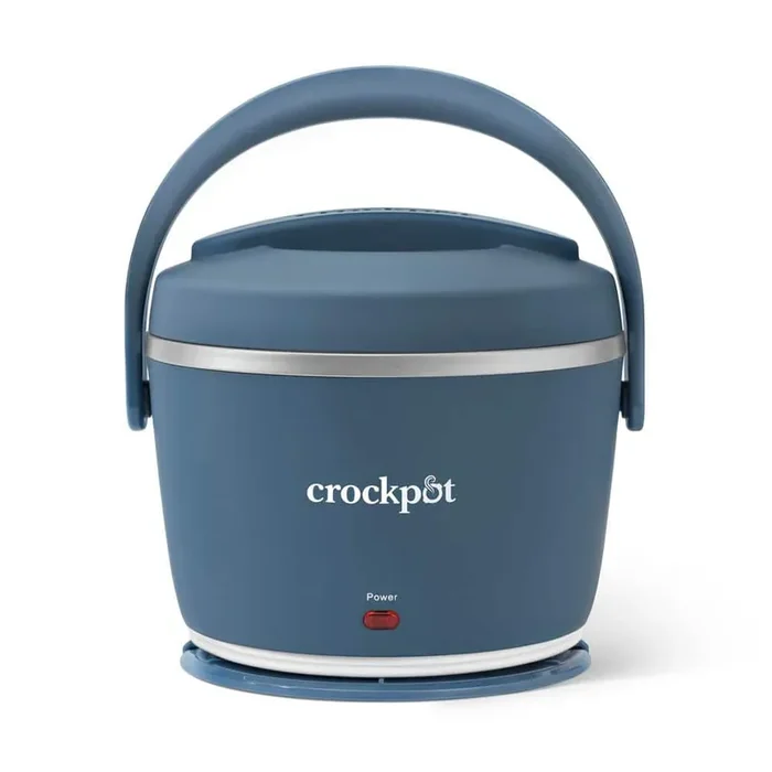 . 625 qt. (20 oz.) Faded Blue Lunch Crock Slow Cooker Food Warmer