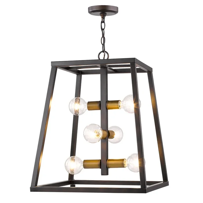 Acclaim Lighting – IN11381ORB – Six Light Foyer Pendant – Tiberton – Oil Rubbed Bronze
