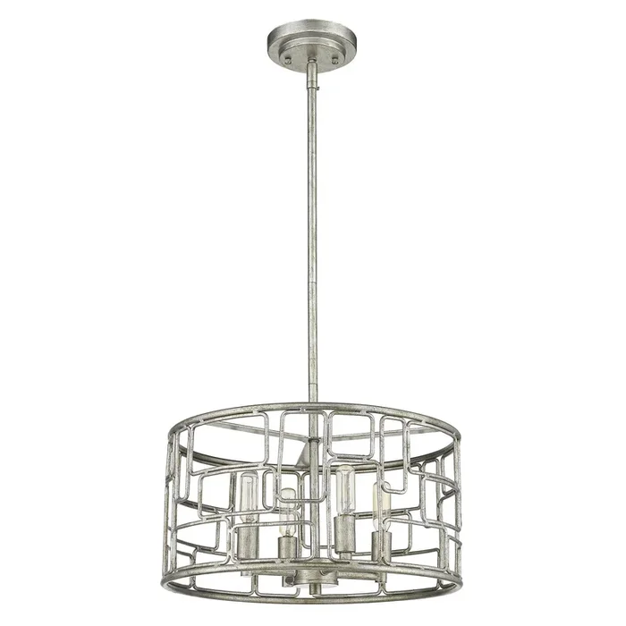 Acclaim Lighting – IN21131AS – Four Light Pendant – Amoret – Antique Silver