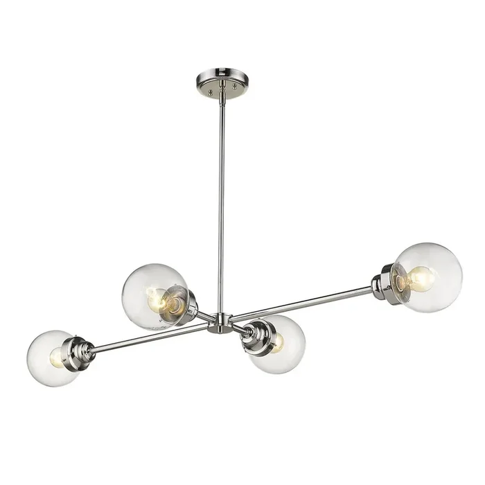 Acclaim Lighting – IN21222PN – Four Light Island Pendant – Portsmith – Polished Nickel