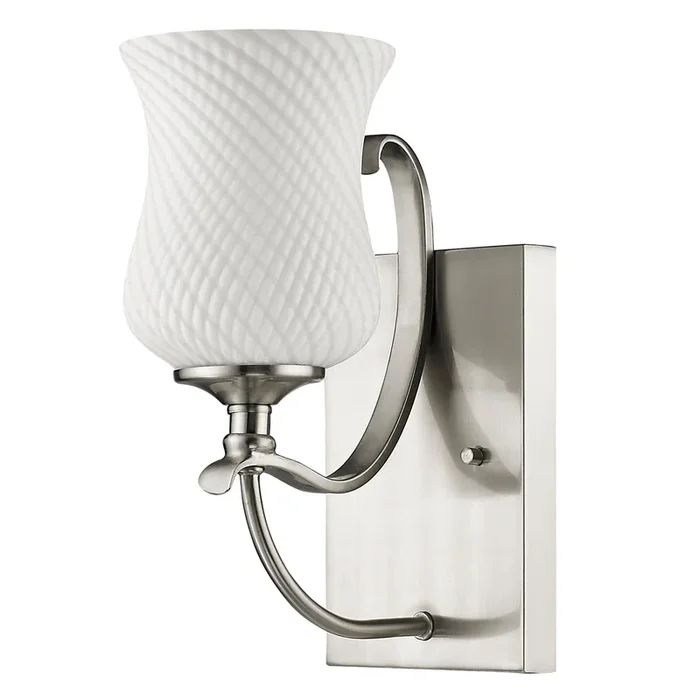 Acclaim Lighting – IN41350SN – One Light Wall Sconce – Evelyn – Satin Nickel