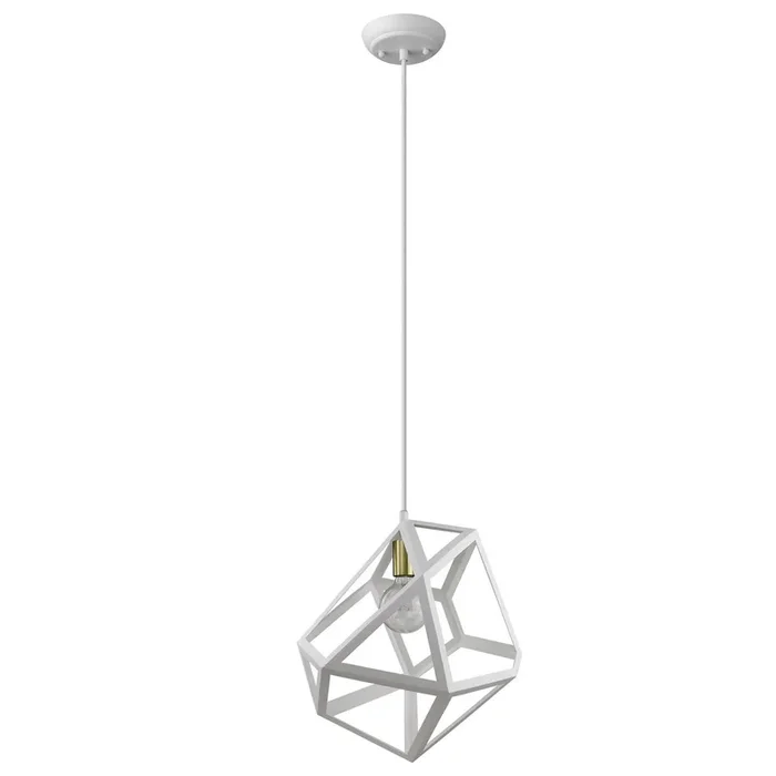 Acclaim Lighting – TP30081WH – One Light Pendant – Hedron – White
