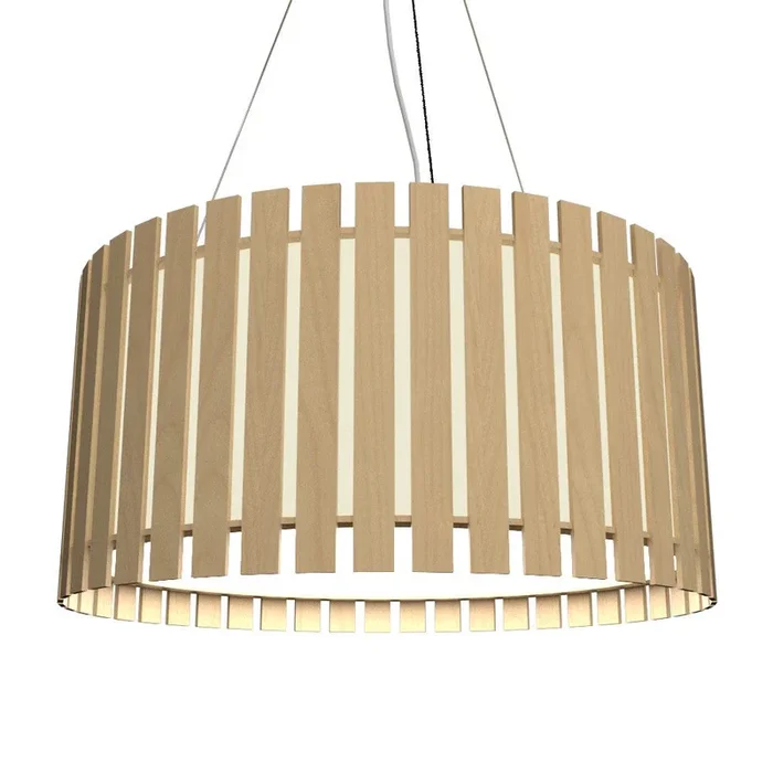 Accord Lighting – 1093LED.34 – LED Pendant – Slatted – Maple