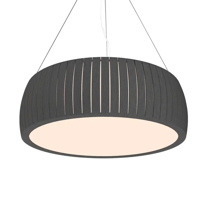 Accord Lighting – 1111LED.50 – LED Pendant – Barrel – Organic Grey – 1111LED50