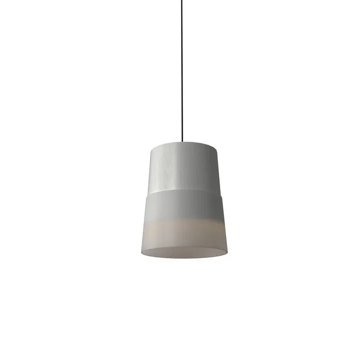 Accord Lighting – 1151.47 – One Light Pendant – Conical – Organic White – 115147