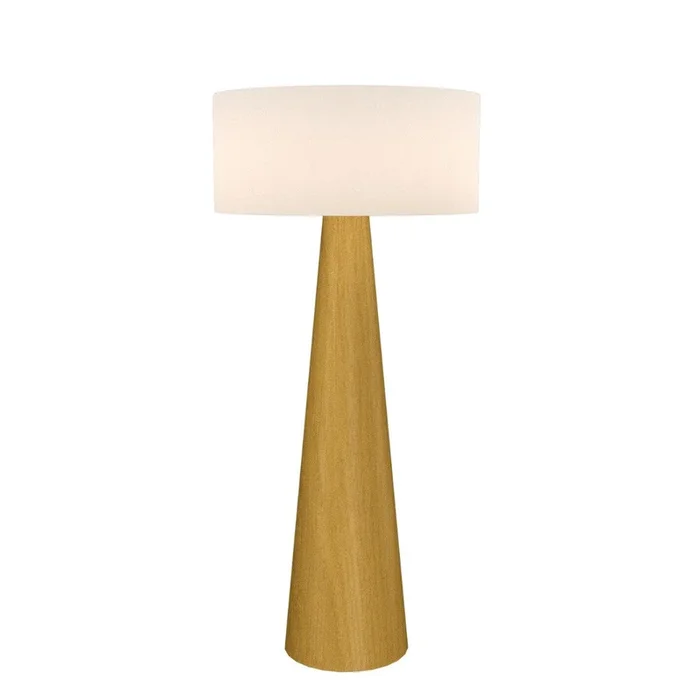 Accord Lighting – 3004.49 – One Light Floor Lamp – Conical – Organic Gold – 300449