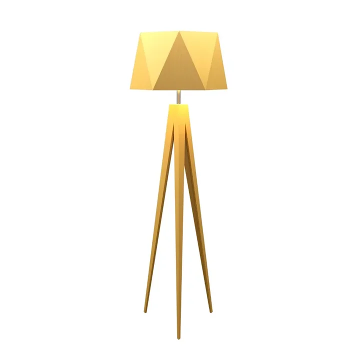 Accord Lighting – 3034.49 – One Light Floor Lamp – Facet – Organic Gold – 303449