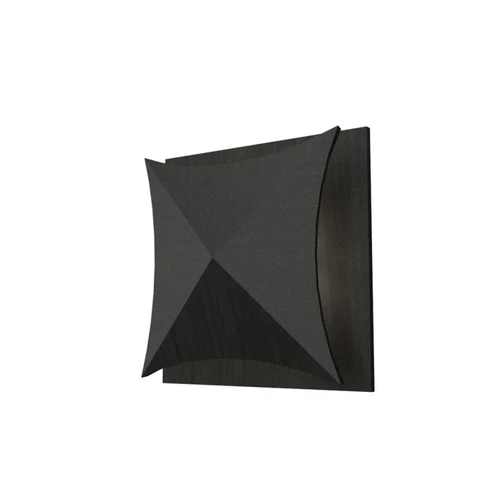 Accord Lighting – 4063LED.46 – LED Wall Lamp – Facet – Organic Black – 4063LED46