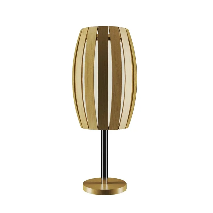 Accord Lighting – 7011.49 – One Light Table Lamp – Barrel – Organic Gold – 701149