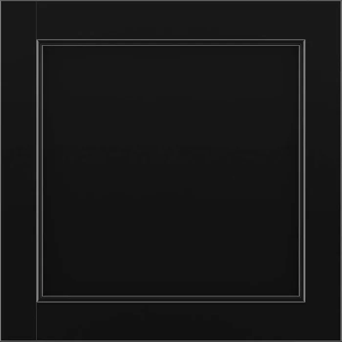 Adelaide 11 9/16-in. W x 3/4-in. D x 11 1/2-in. H in Painted Black Cabinet Door Sample