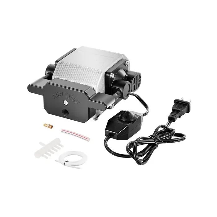 Air Assist Adjustable 30 L/min Airflow Air Assist Pump Kit for Laser Cutter and Engraver Clear Smoke and Dust Reduce