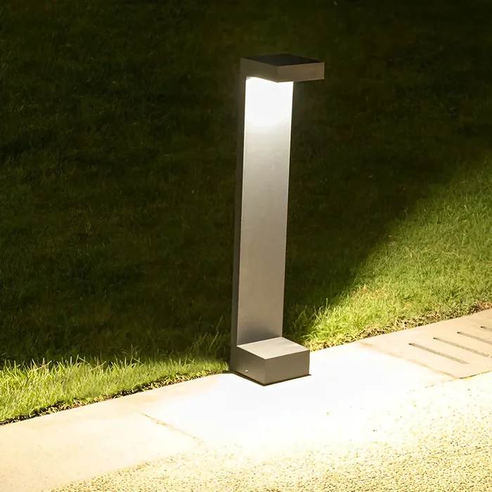 Aluminum LED I-Shaped Pathway Lights – Modern, Waterproof Black Finish