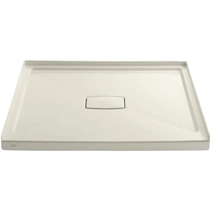 Archer 48 in. x 48 in. Single Threshold Shower Base in Biscuit